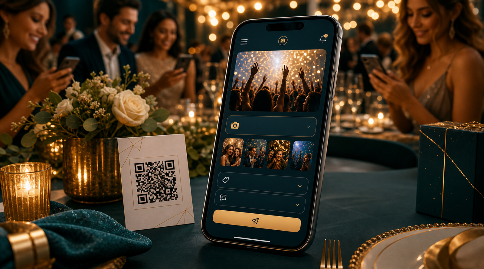 Bem-vindo ao UPZOOM: a nova forma de reunir as fotos reais do seu evento